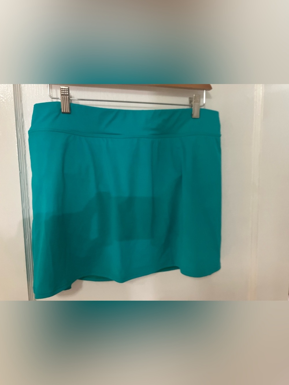 Lands' End Teal Green Swim Skort size 12